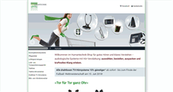Desktop Screenshot of humantechnik-shop.com